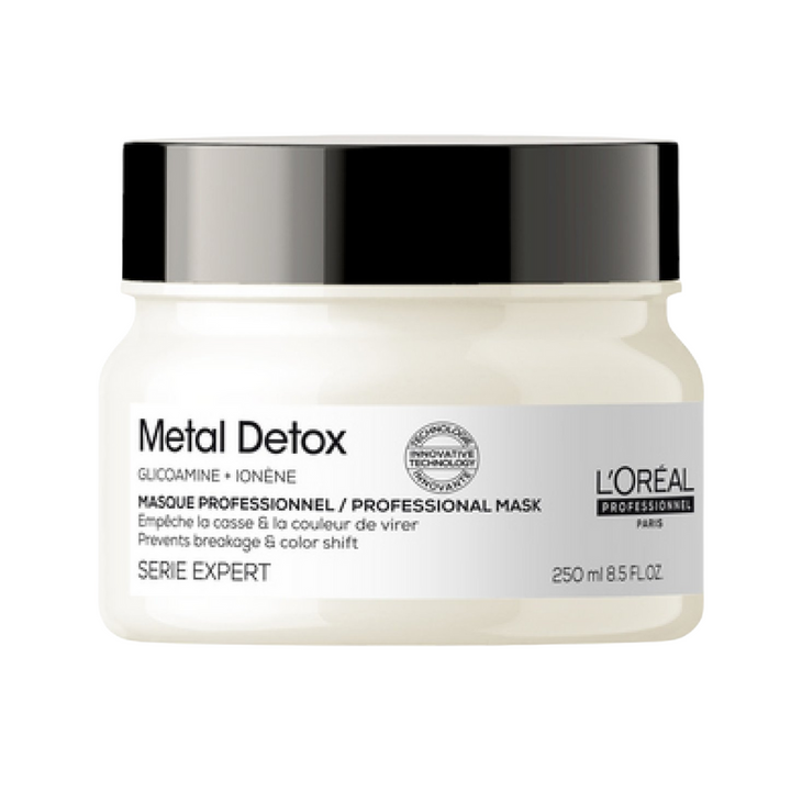L'Oréal Metal Detox Professional Mask Prevents Breakage & Color Shift, 300ml