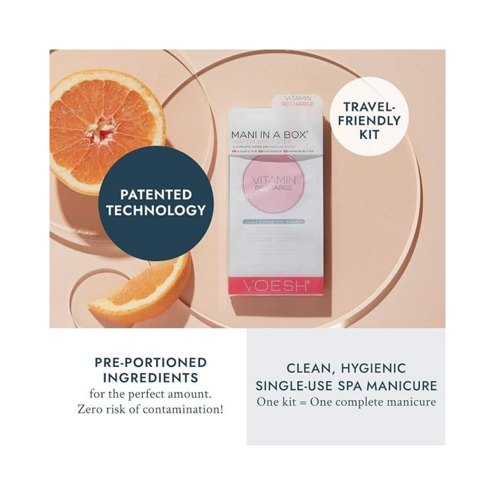 Voesh Mani in a Box Waterless 3 Step- Vitamin Recharge