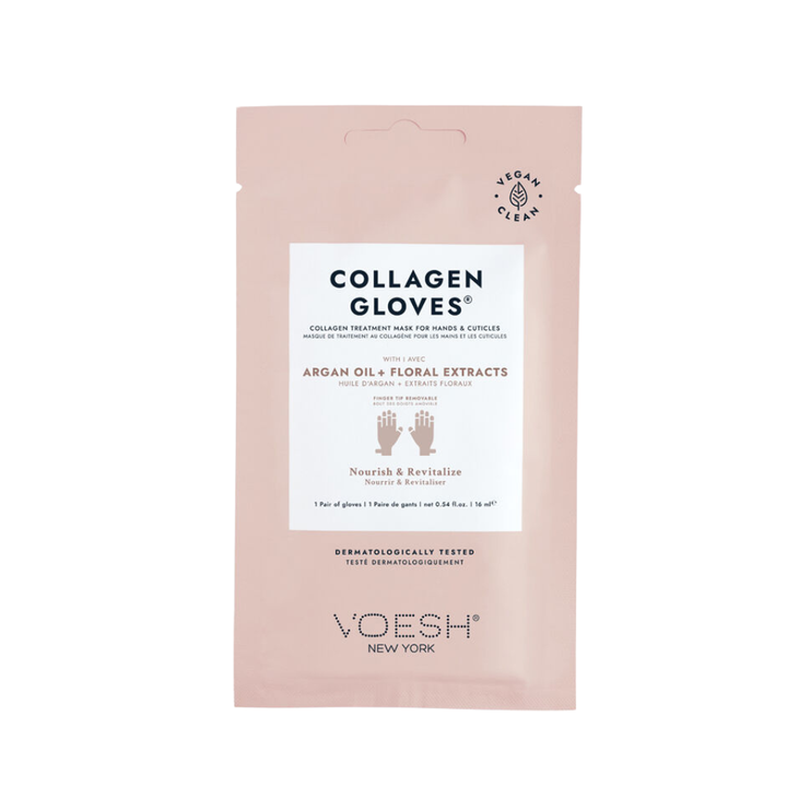 Voesh Collagen Gloves 1 Pair-Argan Oil and Floral Extracts