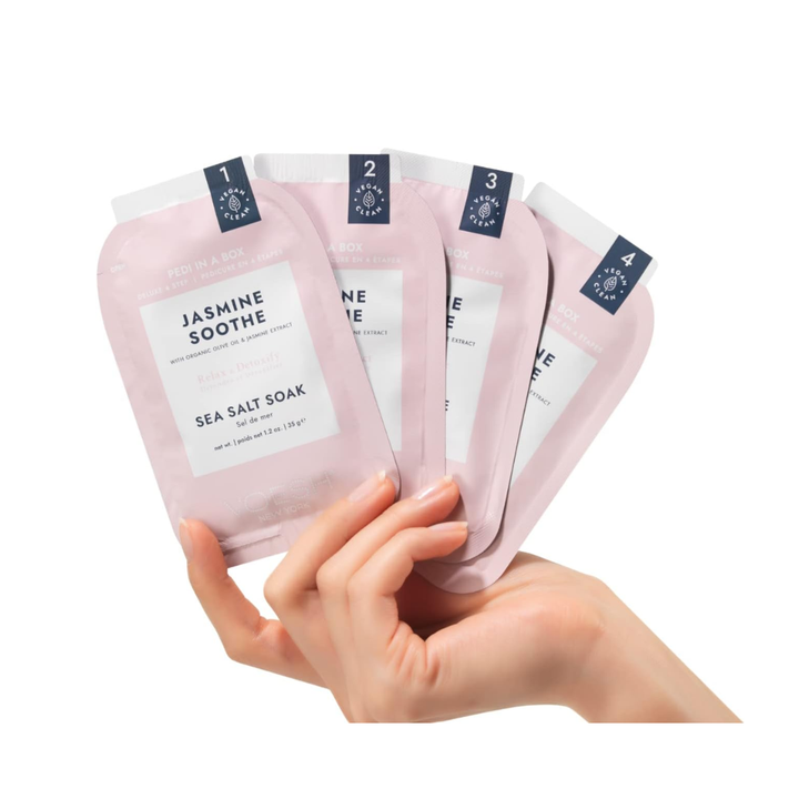 Voesh Pedi in a Box Deluxe 4 Step-Jasmine Soothe