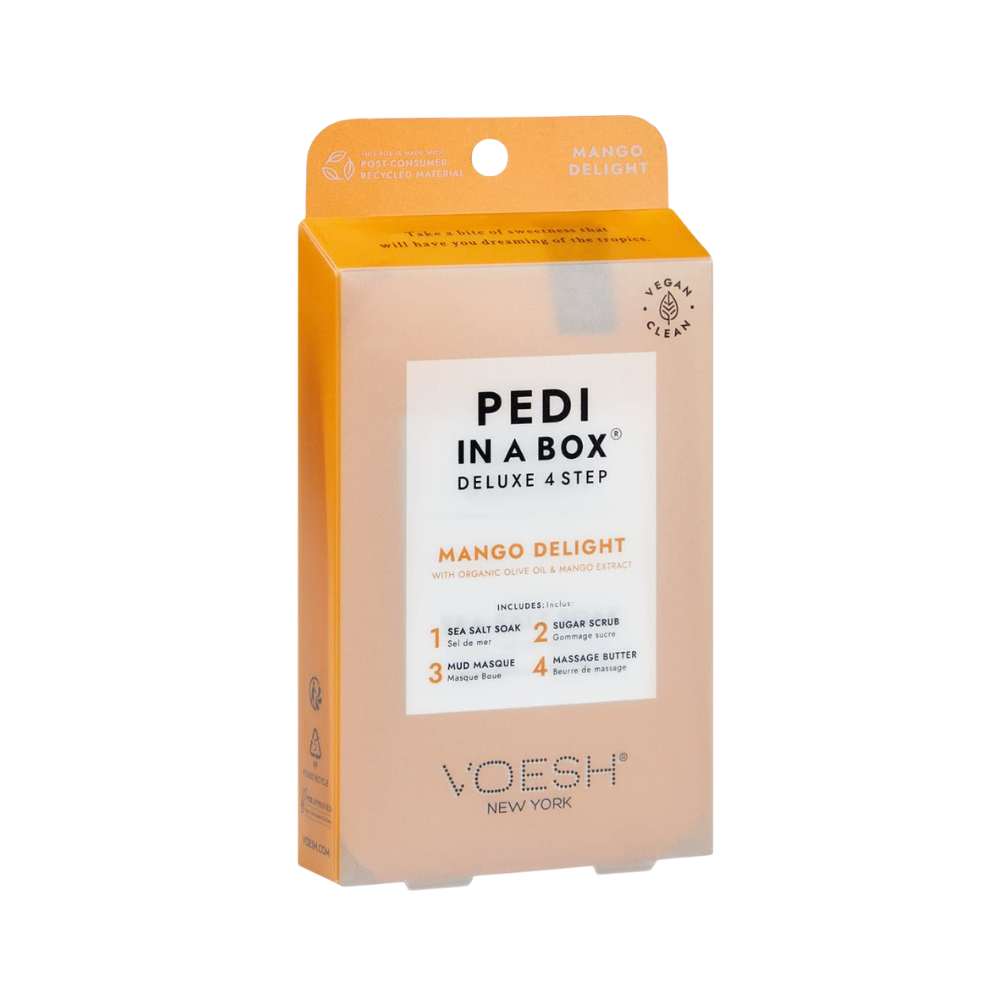Voesh Pedi in a Box Deluxe 4 Step-Mango Delight