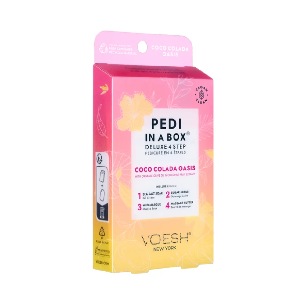 Voesh Pedi in a Box Deluxe 4 Step-Coco Colada Oasis