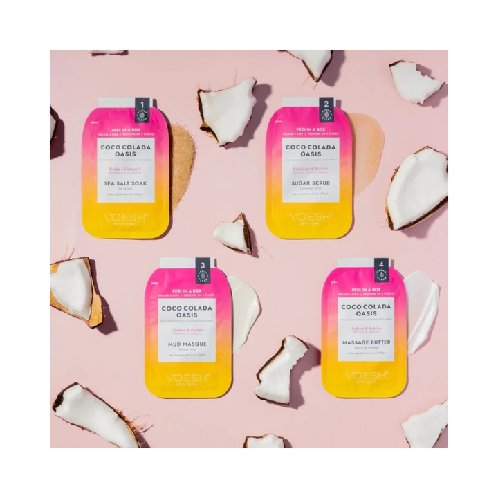 Voesh Pedi in a Box Deluxe 4 Step-Coco Colada Oasis