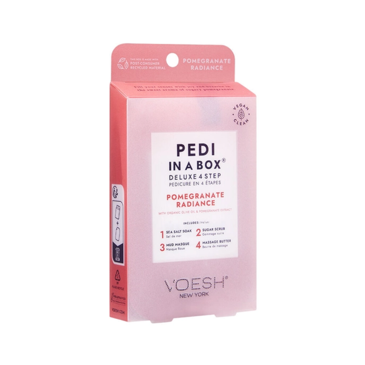 Voesh Pedi in a Box Deluxe 4 Step-Pomengranate Radiance