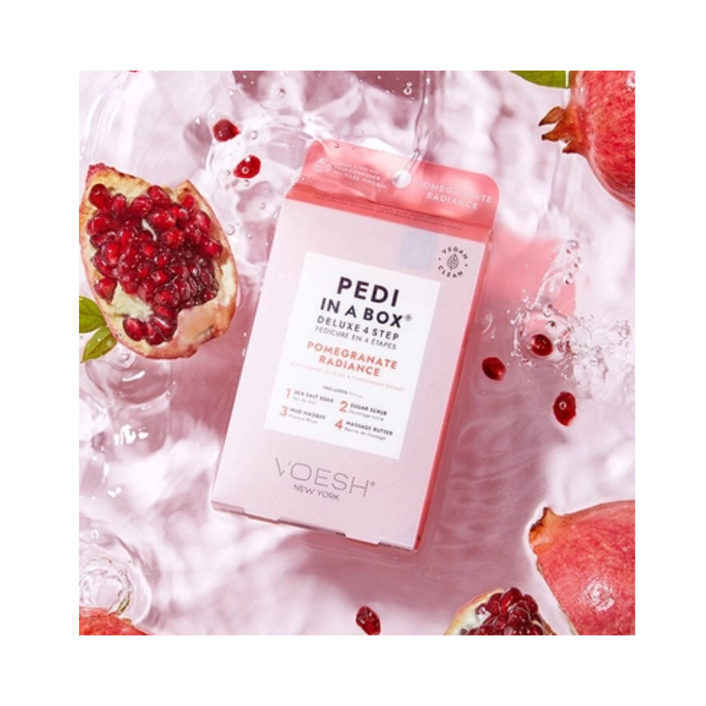 Voesh Pedi in a Box Deluxe 4 Step-Pomengranate Radiance
